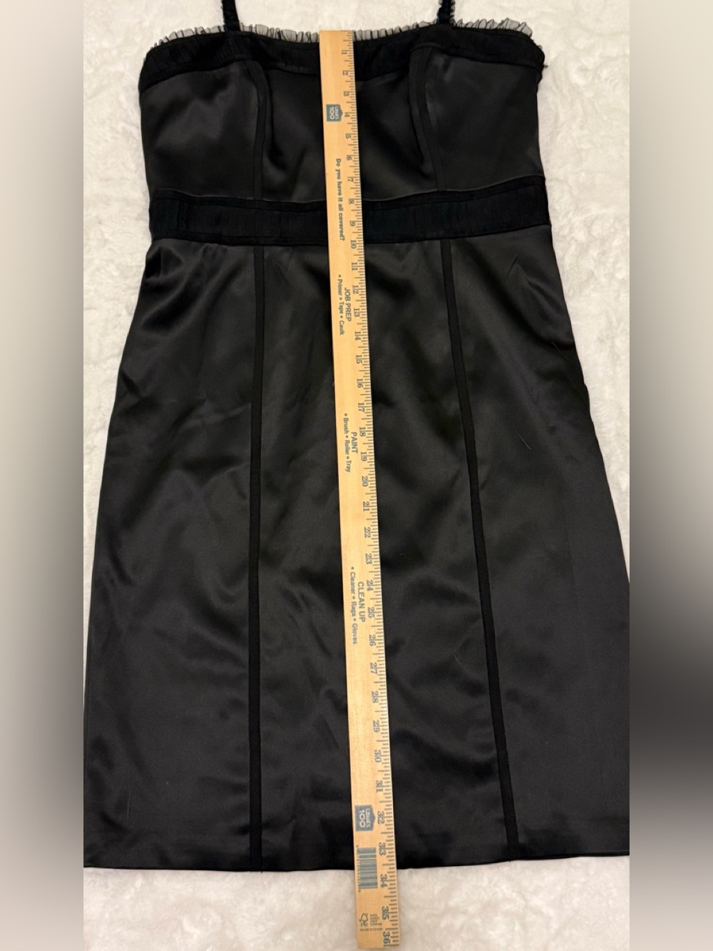 White House Black Market satin cocktail sheath dress-Size 12- NWOT - Picture 5 of 9